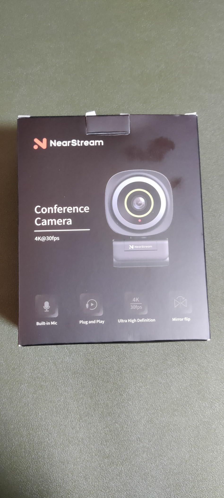 NearStream V08AF Webcam 4K Autofocus con Microfono PC
