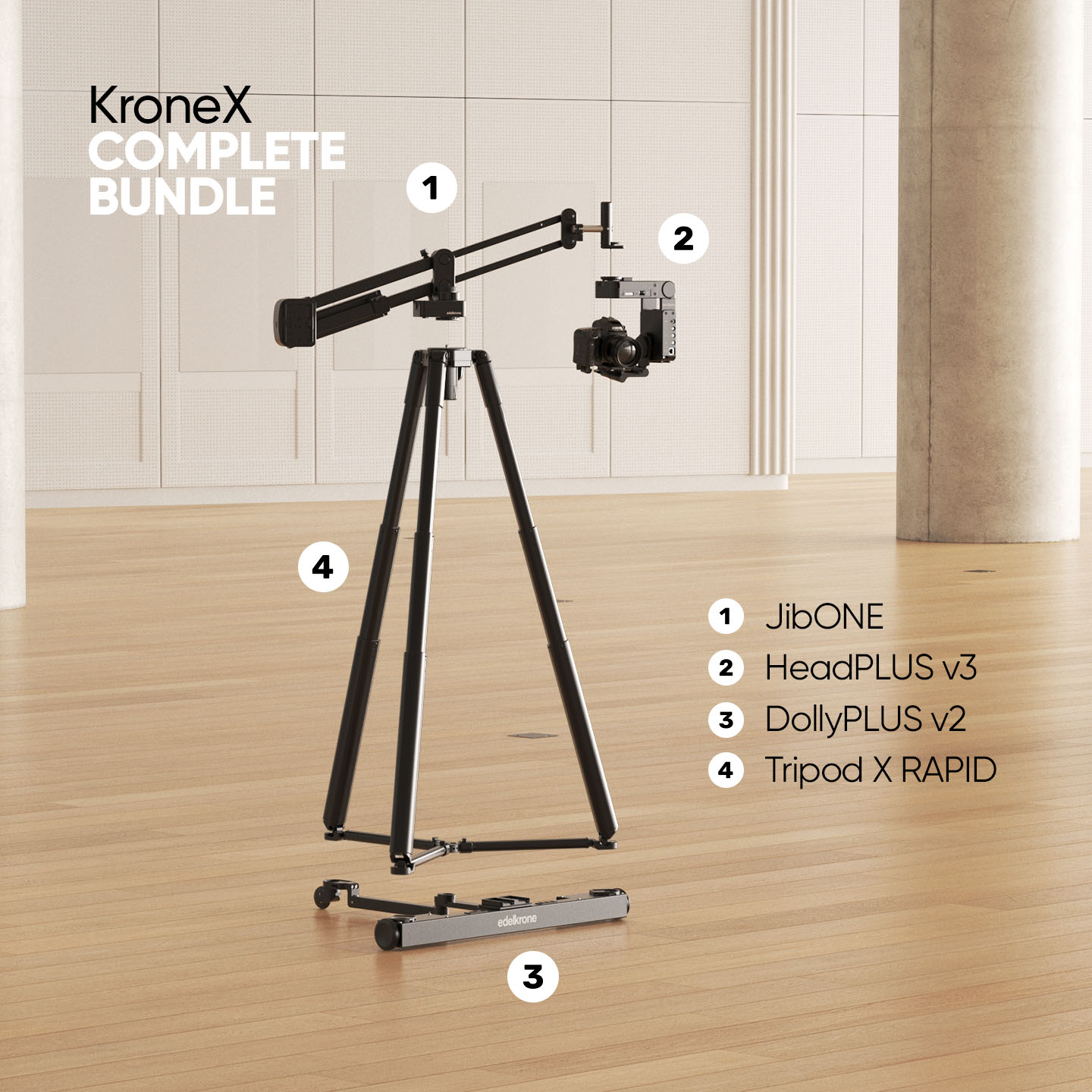 Edelkrone Bundles Krone X jib JibONE v3 Essentials