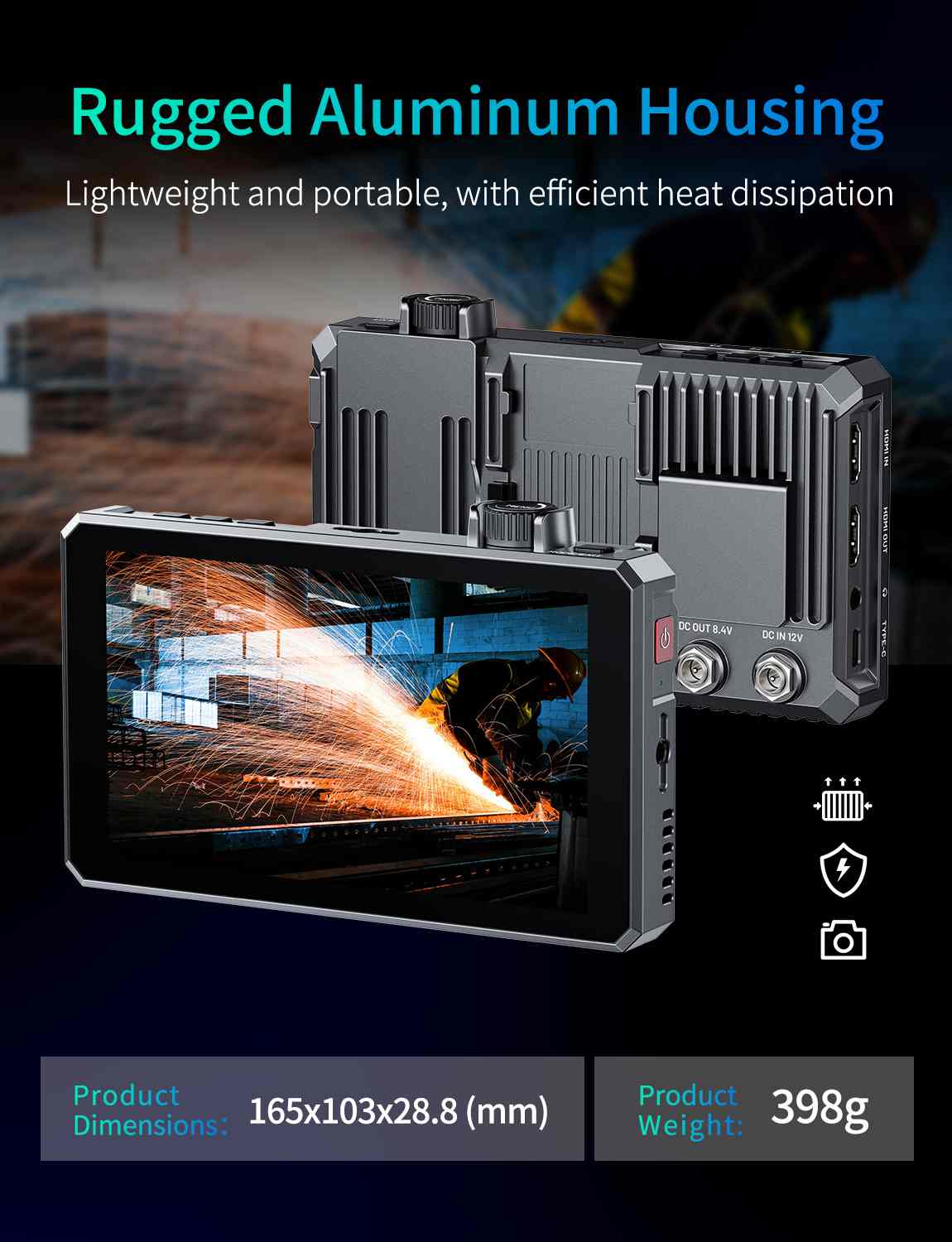 Feelworld SC6 monitor camera 6" 1500nit SDI HDMI 4K touch