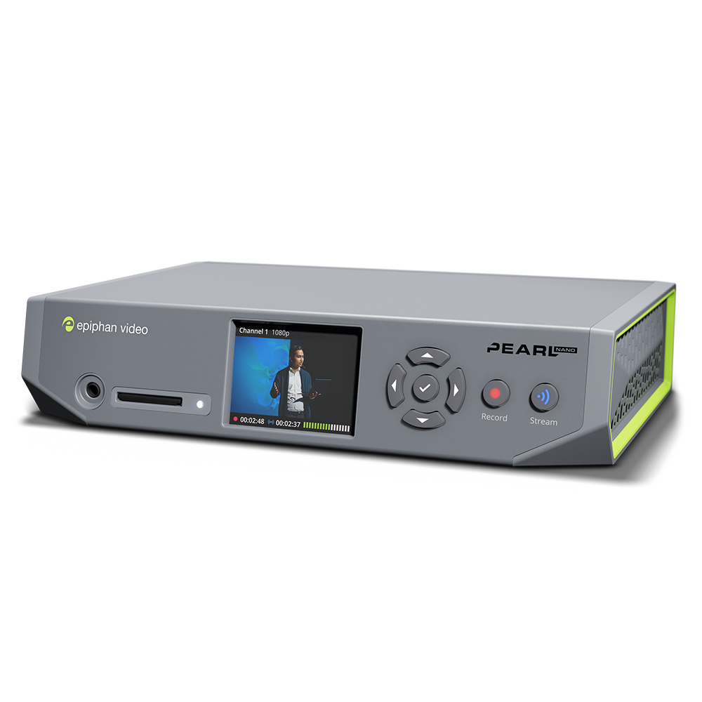 Epiphan Pearl Nano encoder streaming HDMI SDI