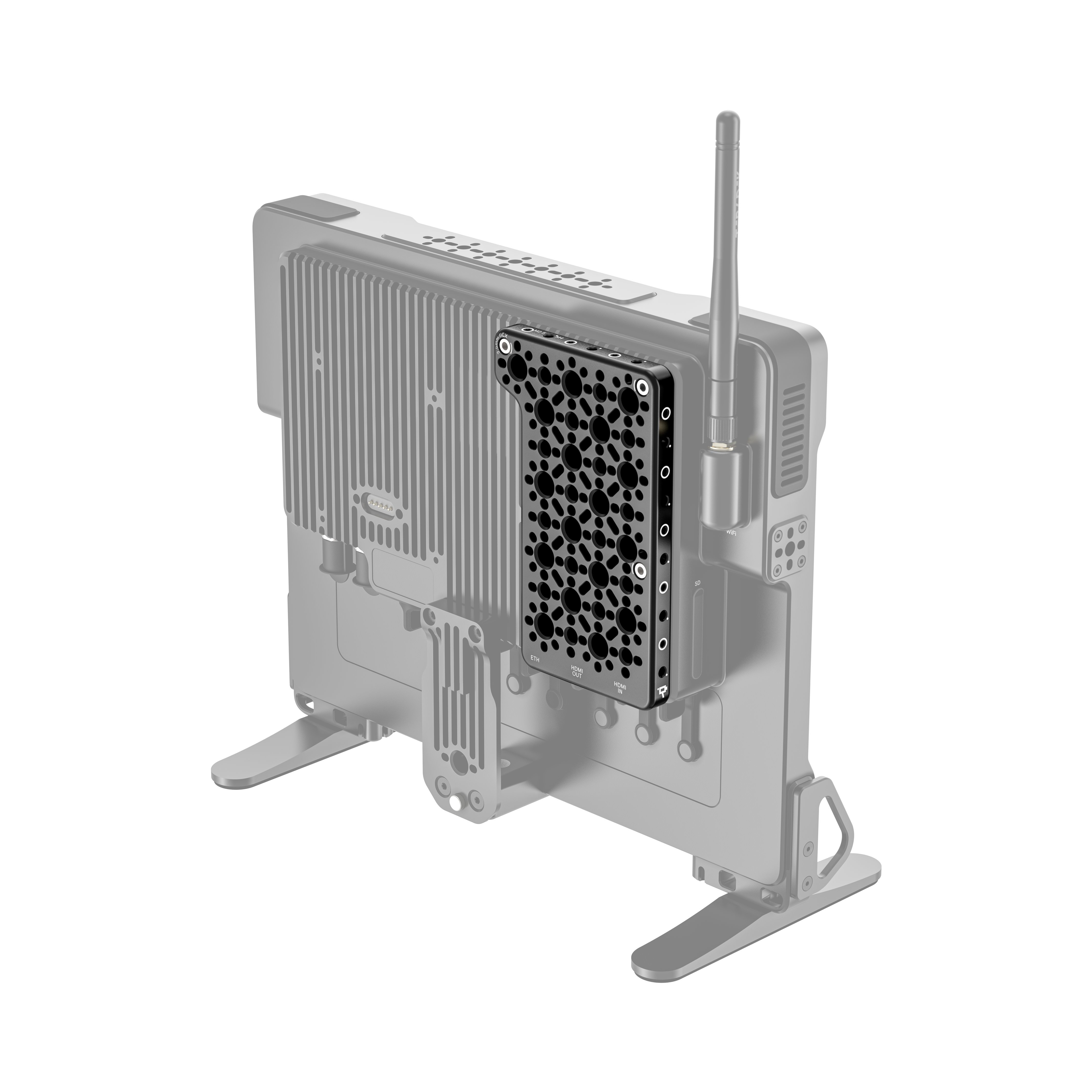 SmallHD Mounting Accessories Rear Plate Ultra 10 piastra alluminio