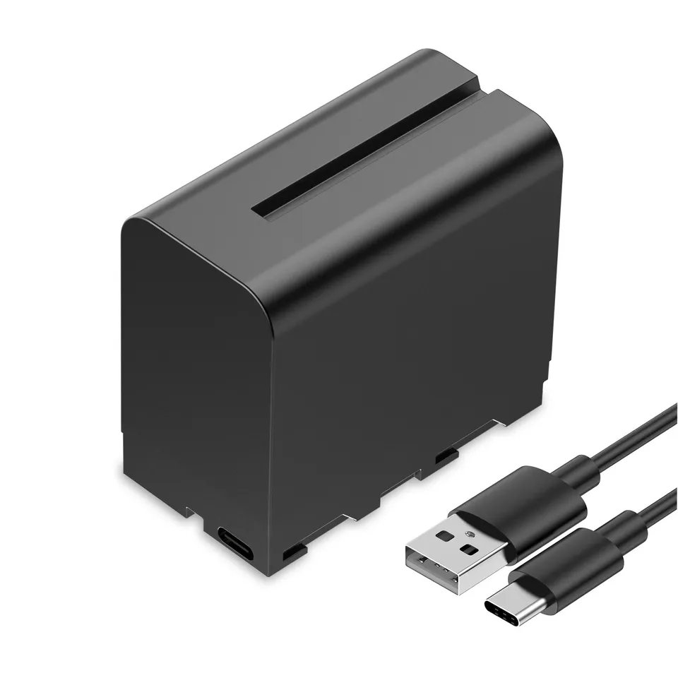 Feelworld NP-F970 Batteria 6600mAh USB-C 1 Pz per Monitor