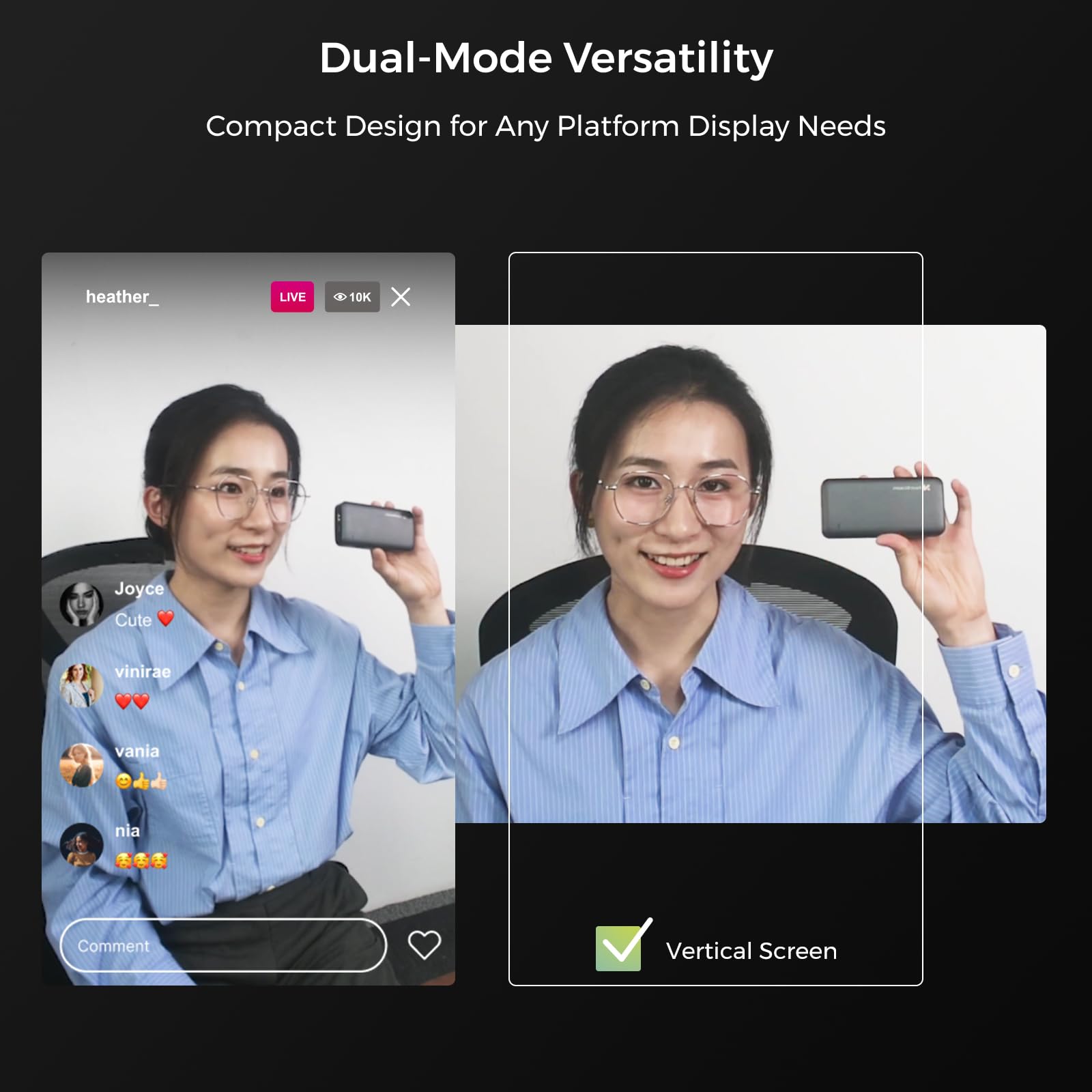 NearStream Webcam V08AF-A webcam 4K con microfono e autofocus