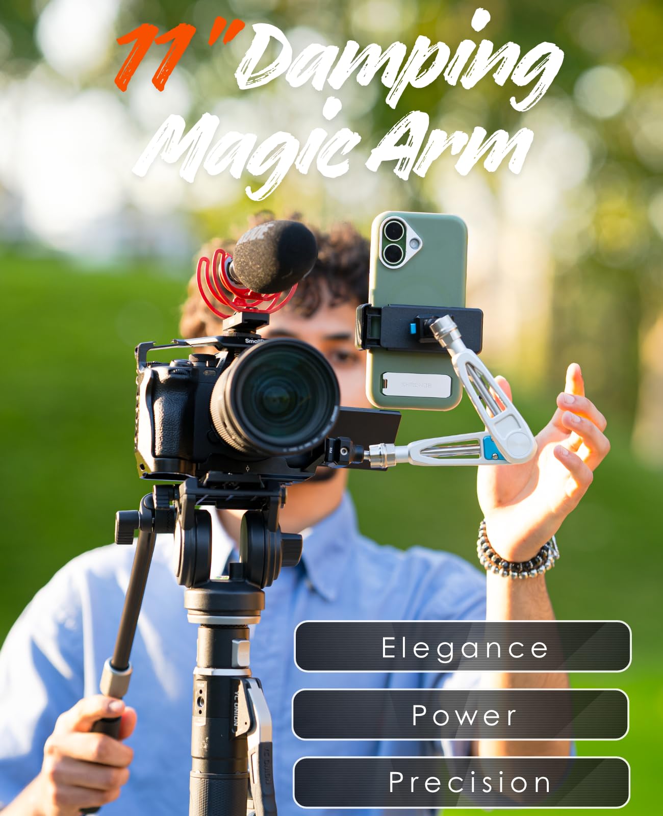 DigitalFoto Iron 311QD braccio magico F22 Argento Ghiacciaio