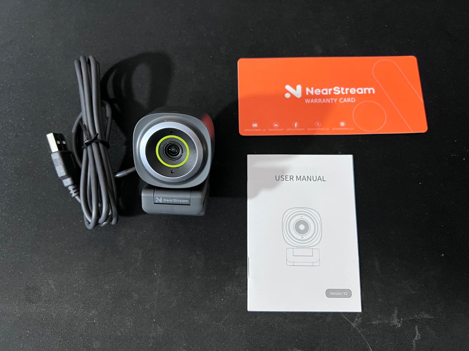 NearStream V02AF Webcam 1080p 60fps Autofocus Microfono