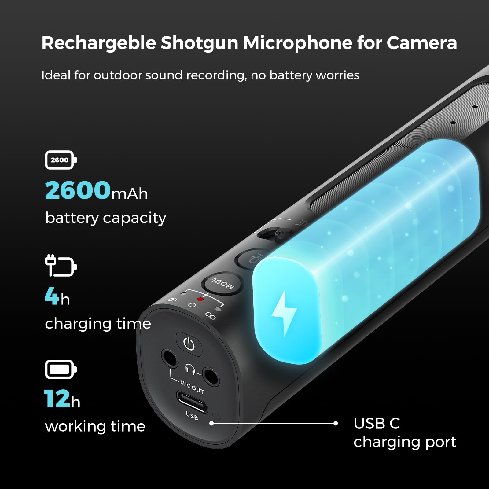 NearStream AM10B microfono USB da tavolo per streaming