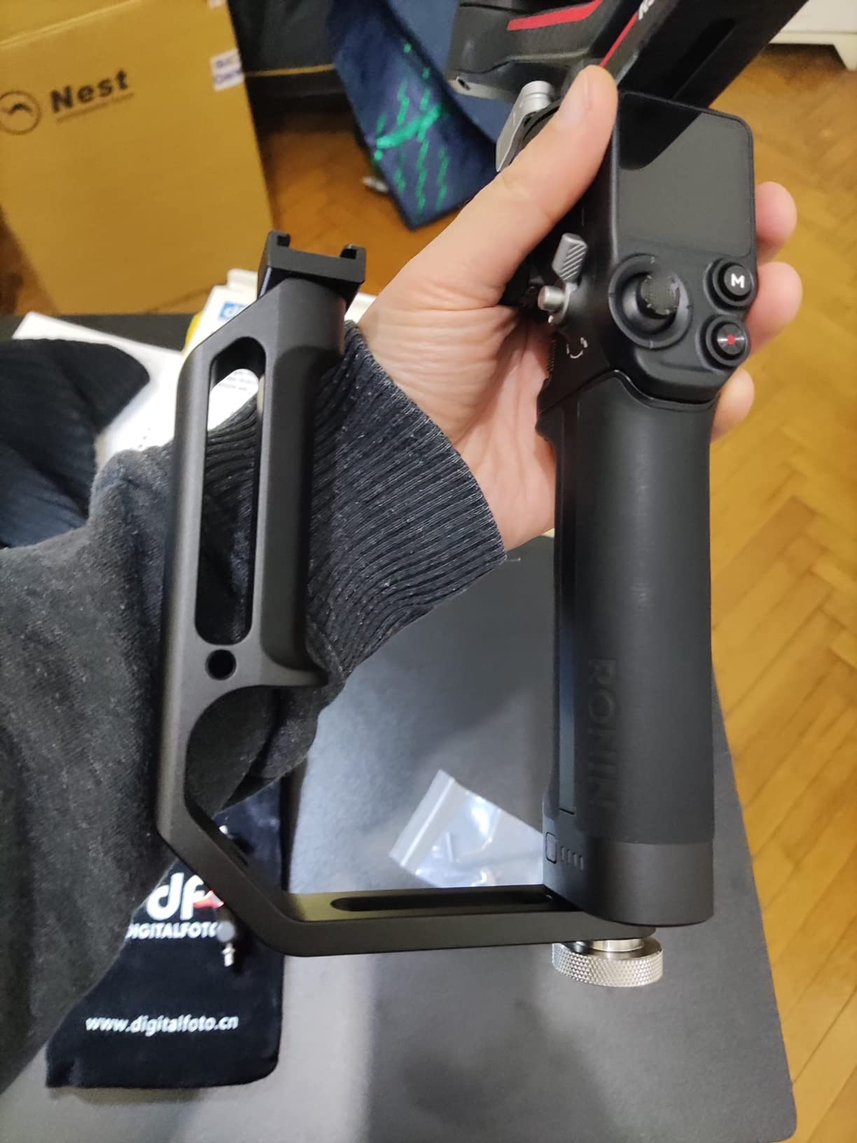 DigitalFoto GIMBAL GEARS Grip Maniglia L per Monitor DJI RS3