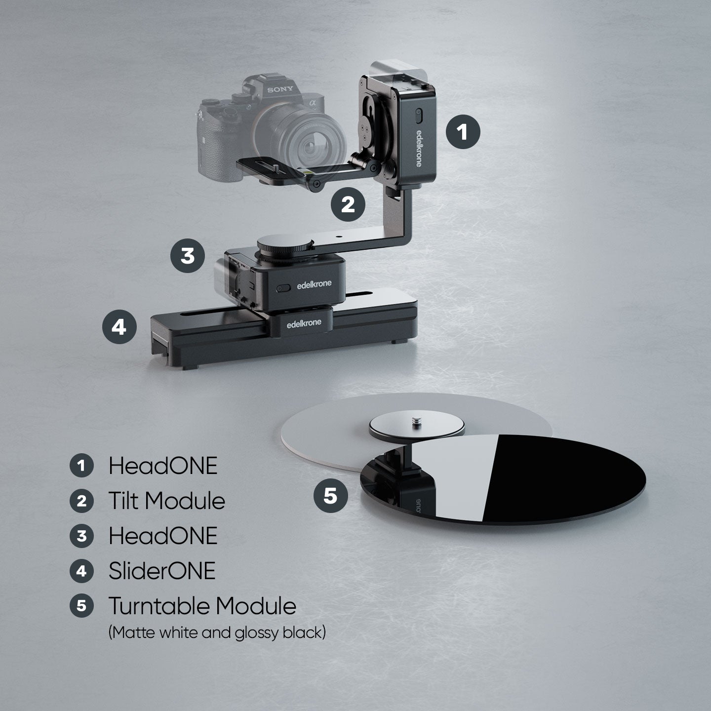 Edelkrone Bundles PackShot GO Bundle kit video prodotto
