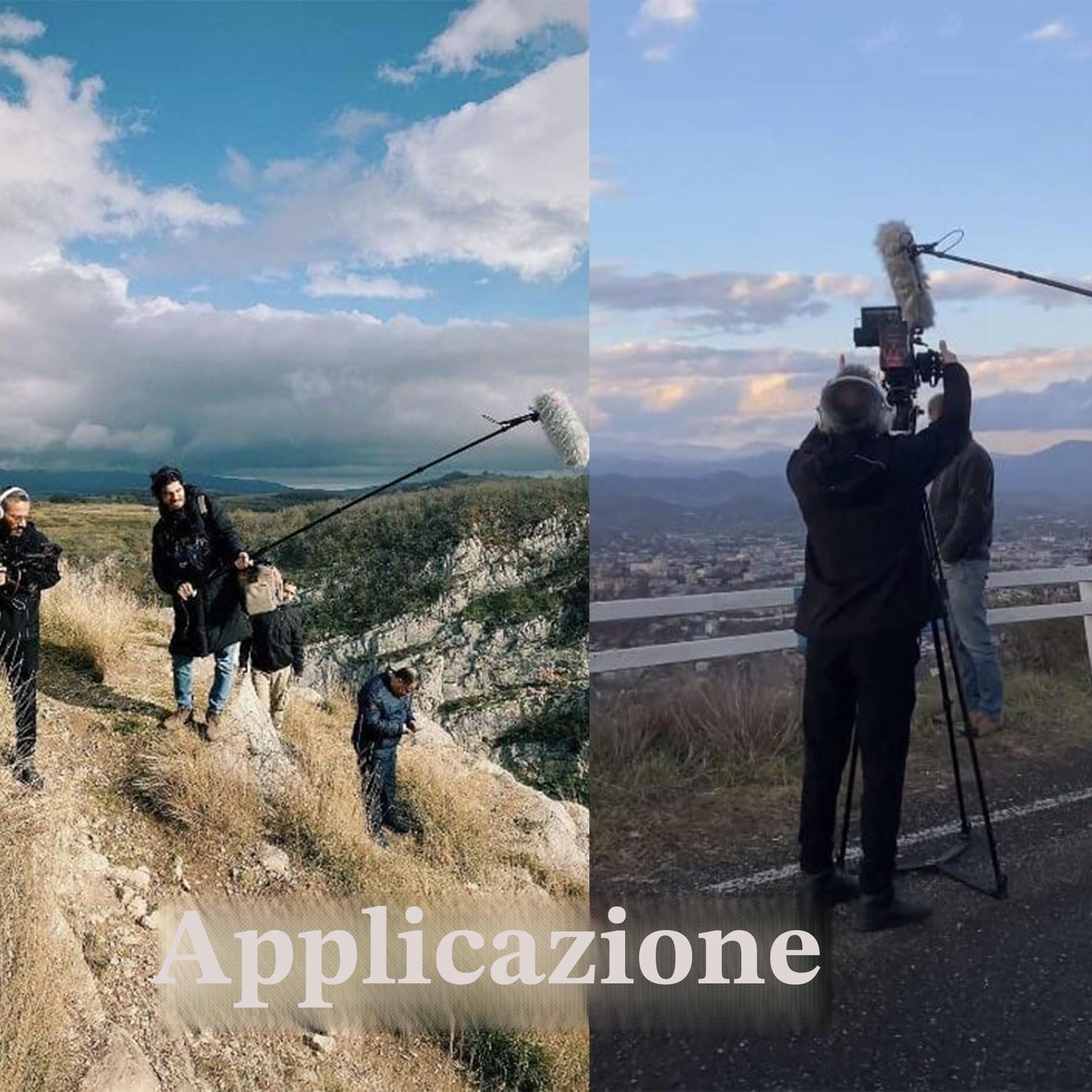 DigitalFoto Micolive SE blimp antivento con deadcat XLR