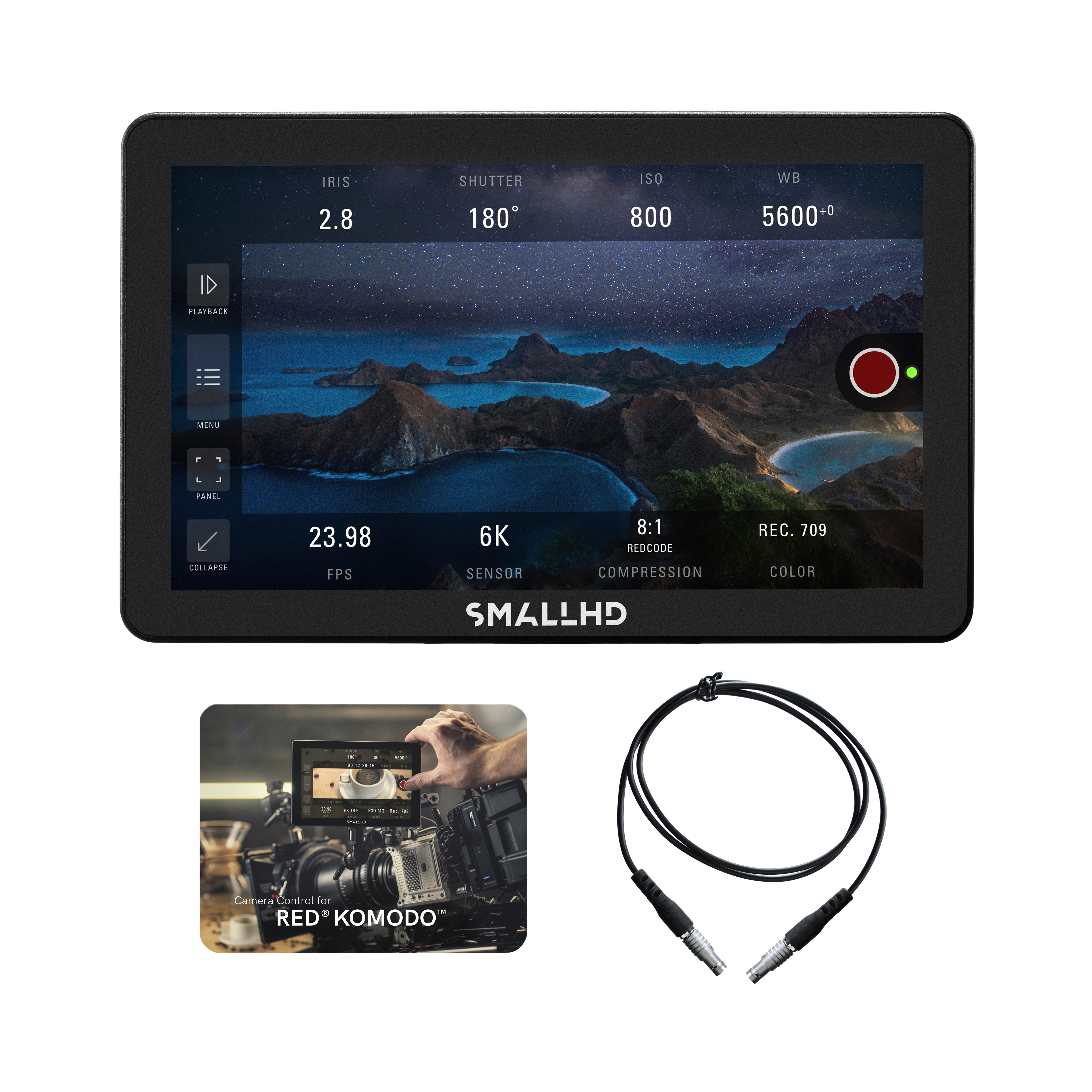 SmallHD Focus Pro OLED kit RED KOMODO 5.5" touchscreen