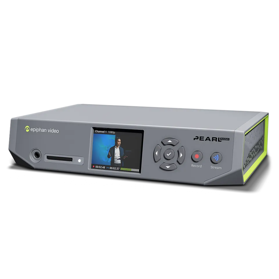Epiphan Pearl Nano encoder streaming HDMI SDI