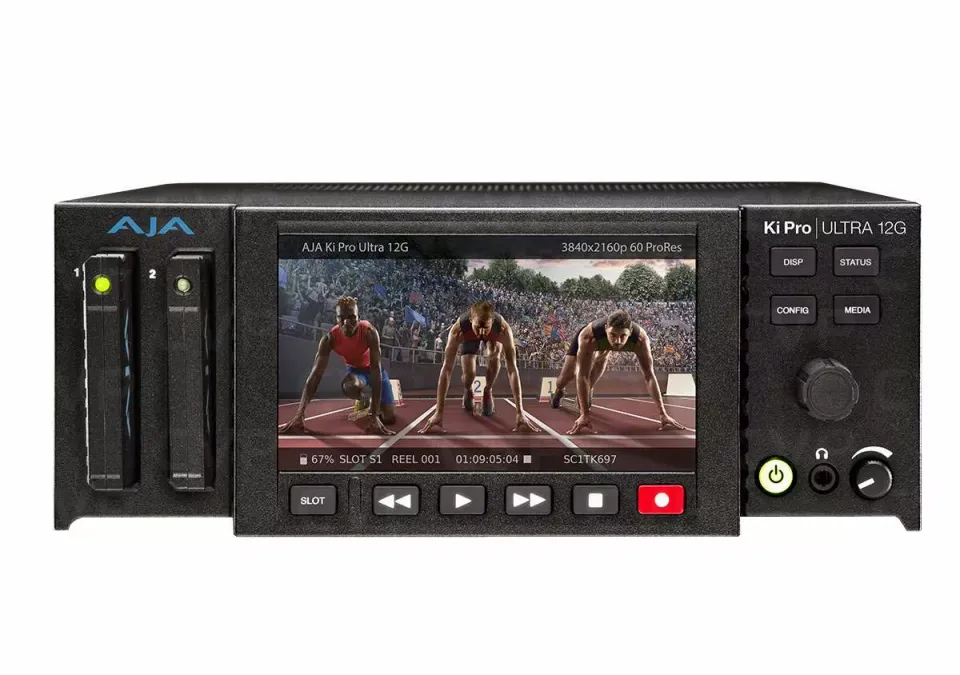 AJA KiPro Ultra 12G Registratore 4K 4 canali 2x2TB