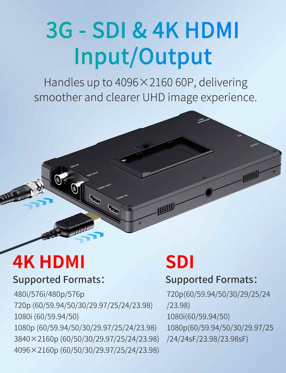 Feelworld T7S PRO Monitor 7" 2000nit SDI HDMI HDR LUT