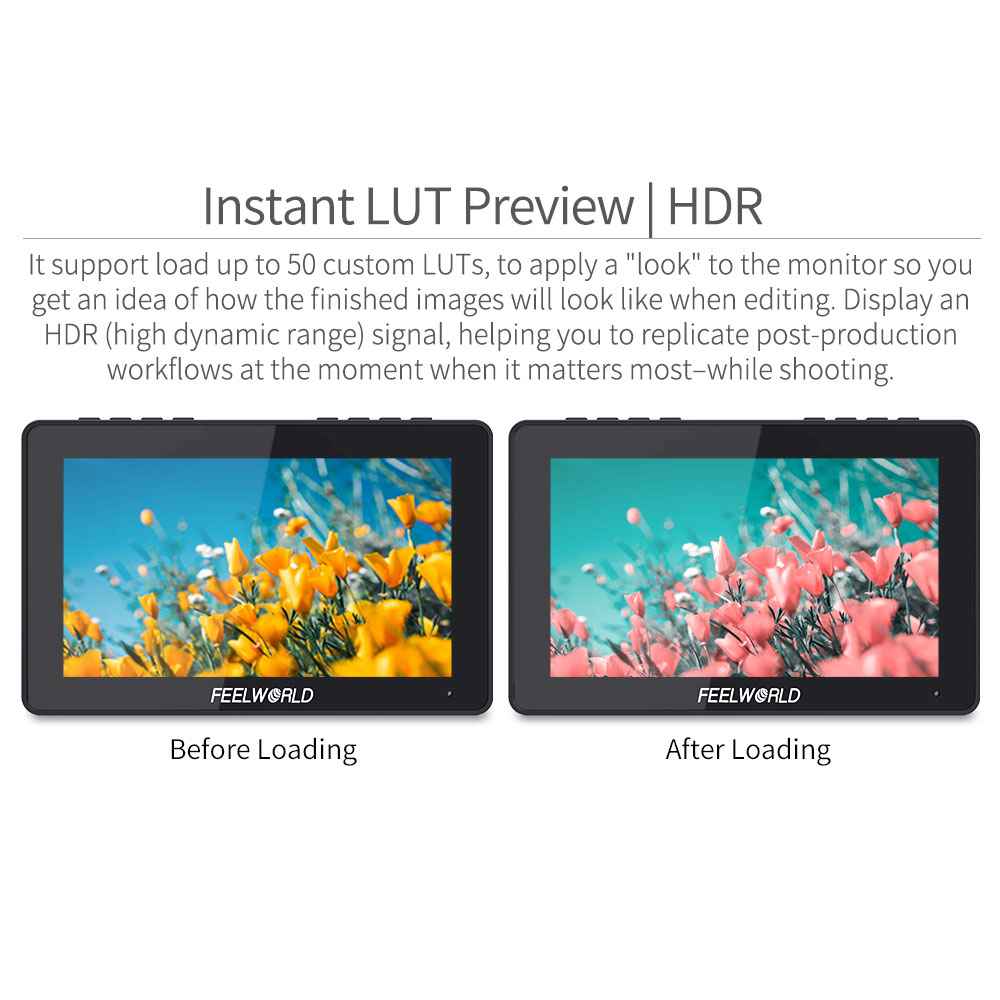 Feelworld LUT7 Pro monitor camera 7" 2200nit touch HDMI
