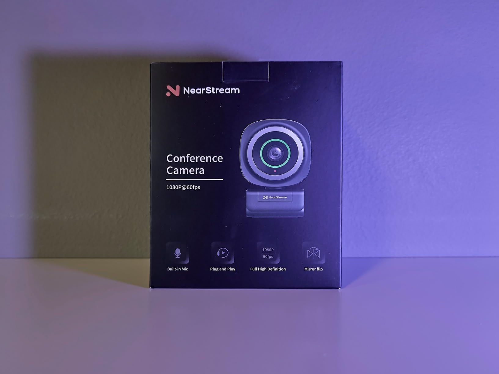 NearStream V02AF Webcam 1080p 60fps Autofocus Microfono