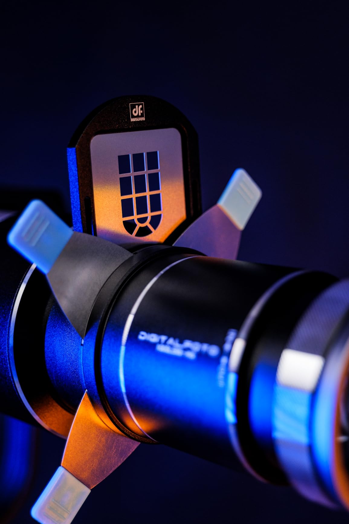 DigitalFoto Light FS-100SLENS Pro snoot Bowens con 25 gobo e filtri