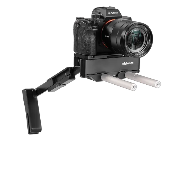 Edelkrone PocketRIG v2 rig DSLR spalla 15mm