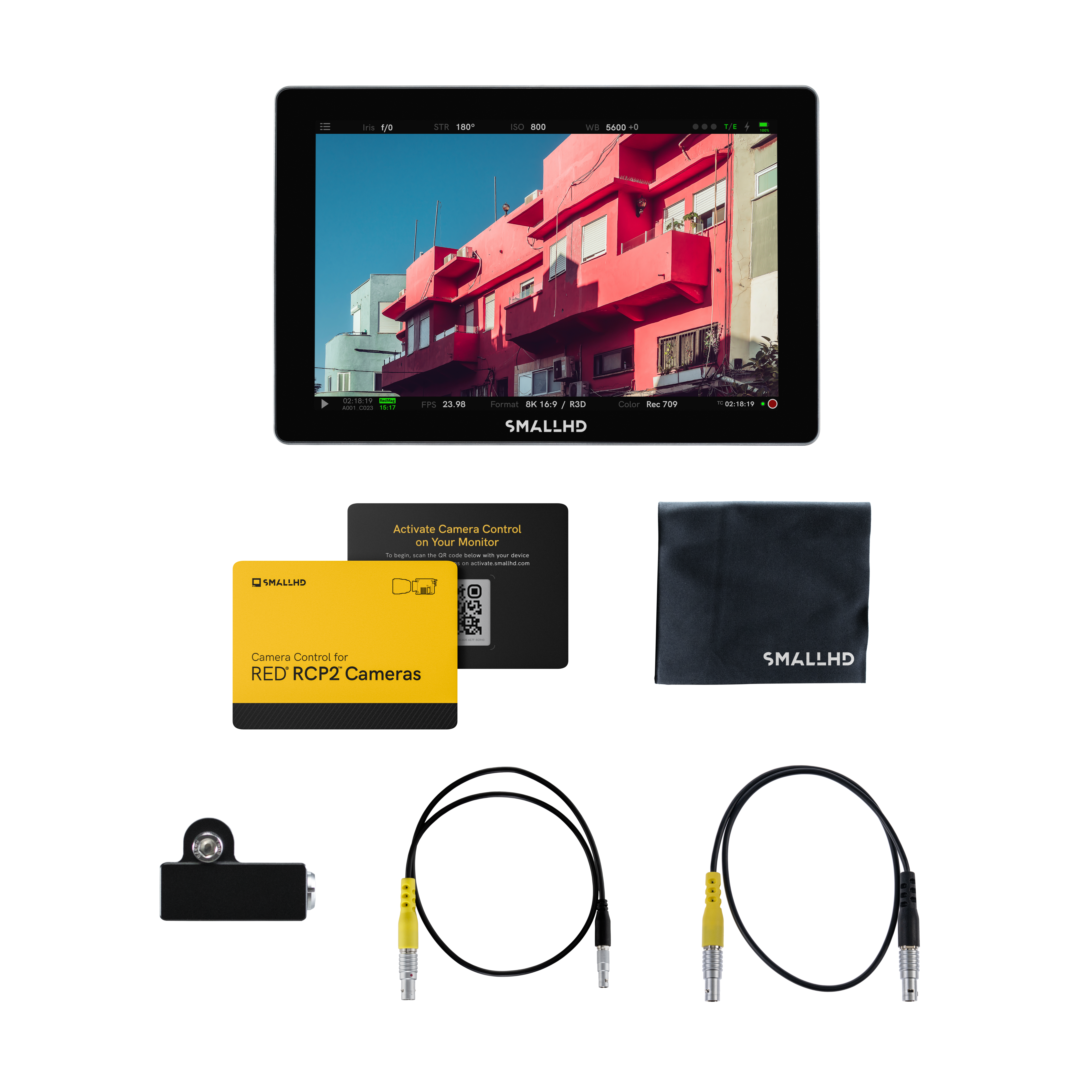 SmallHD Cine 7 RED RCP2 Kit monitor 7" 1800nit per KOMODO