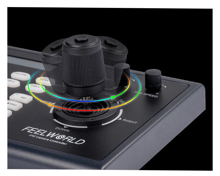 Feelworld KBC10 Controller PTZ con Joystick PoE per Broadcast