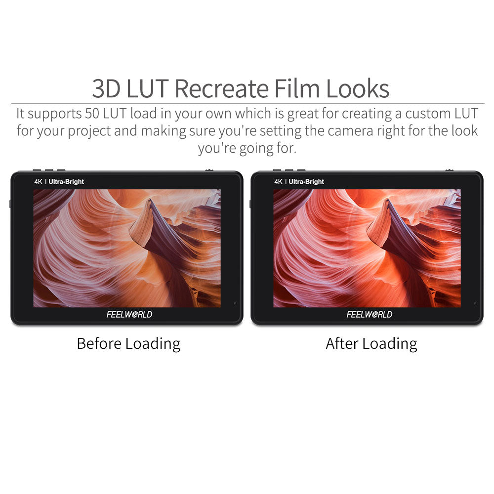 Feelworld LUT7S 7" Monitor Camera Touch 2200nit SDI 4K