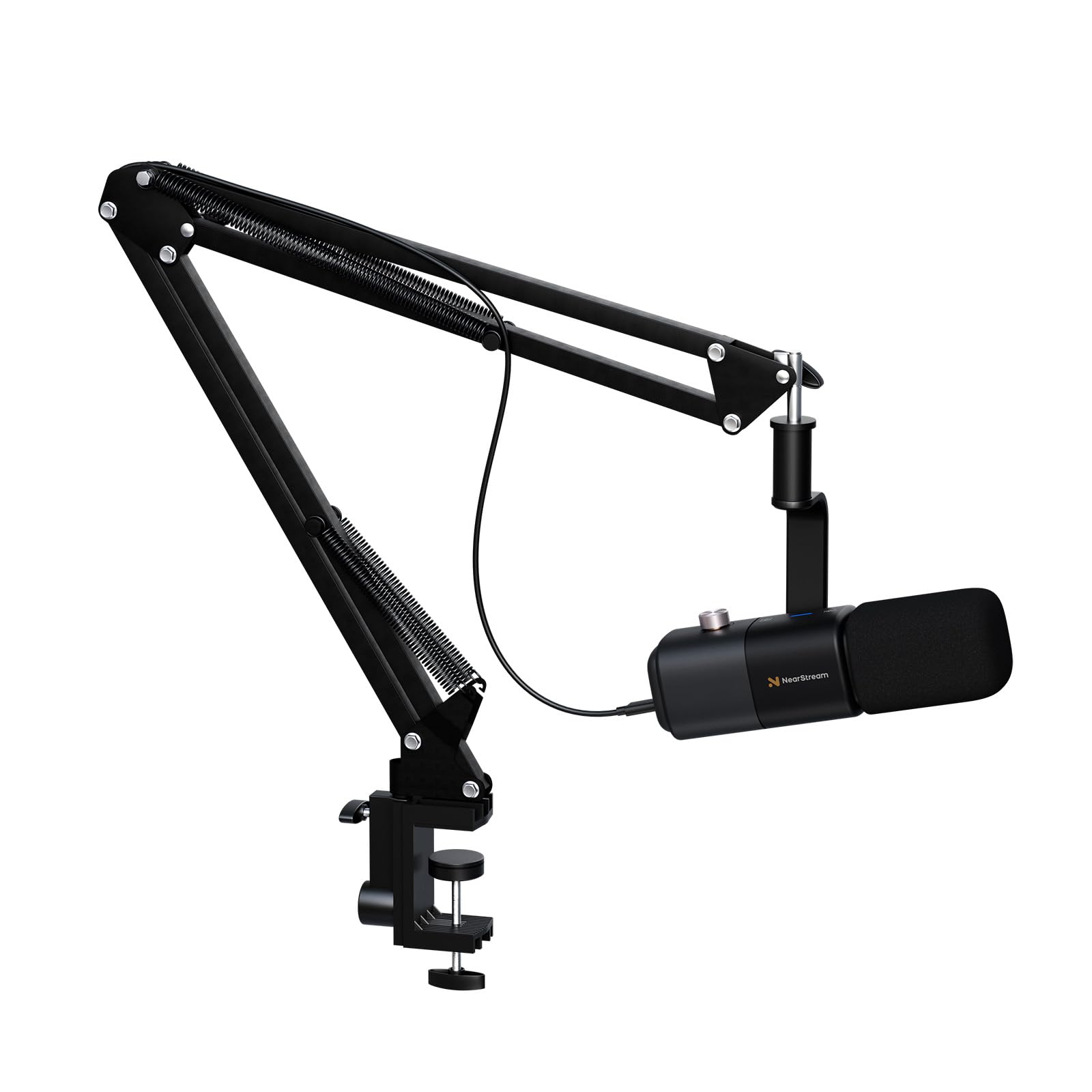 NearStream Microphone microfono dinamico USB XLR supercardioide rumore AI