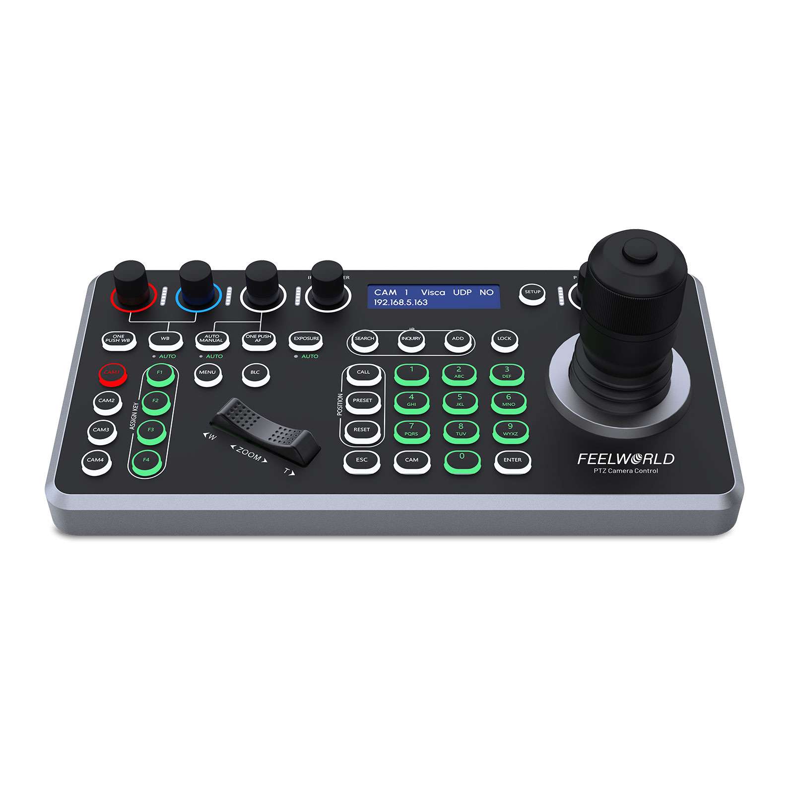 Feelworld KBC20 Controller PTZ Joystick PoE RS485