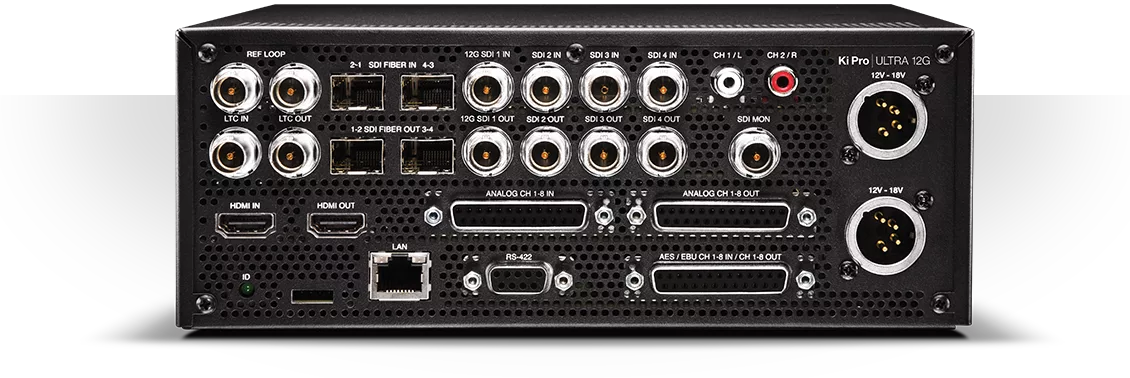AJA KiPro Ultra 12G Registratore 4K 4 canali 2x2TB