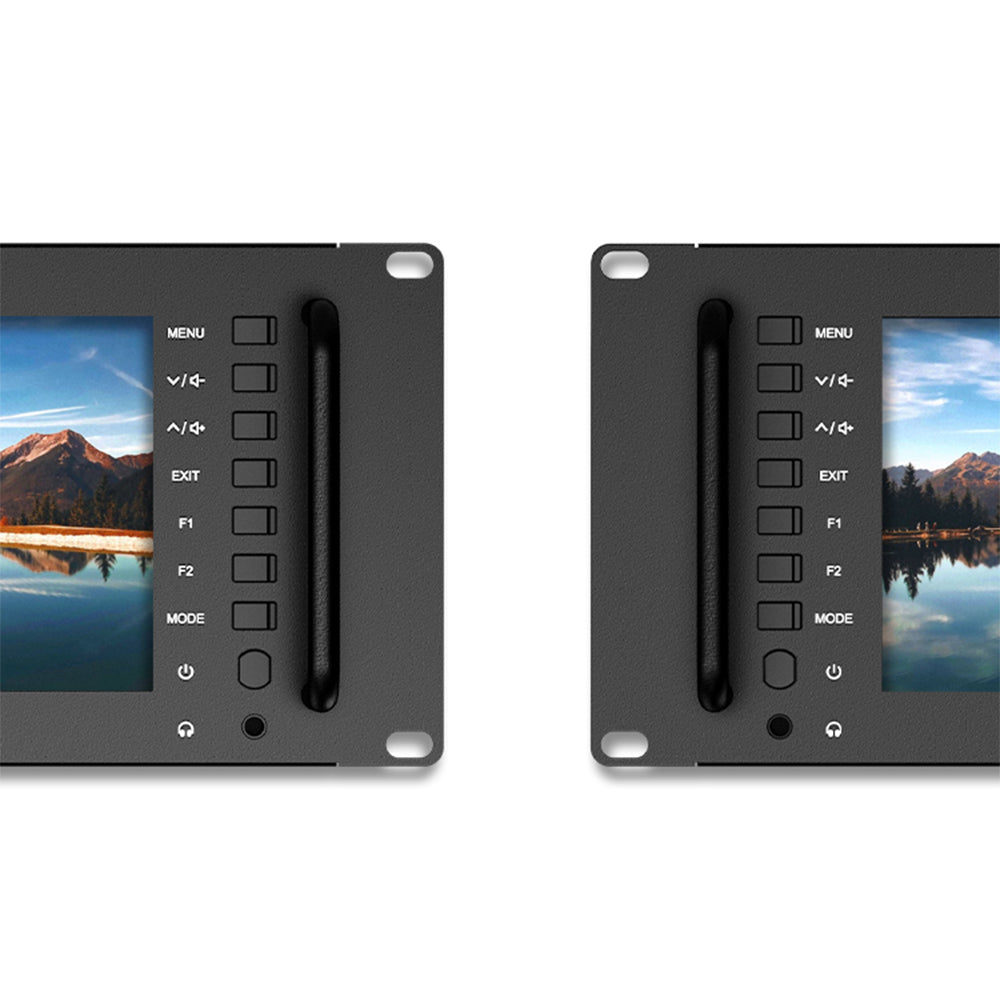 Feelworld D71 PLUS-H monitor rack 7" doppio HDMI waveform LUT