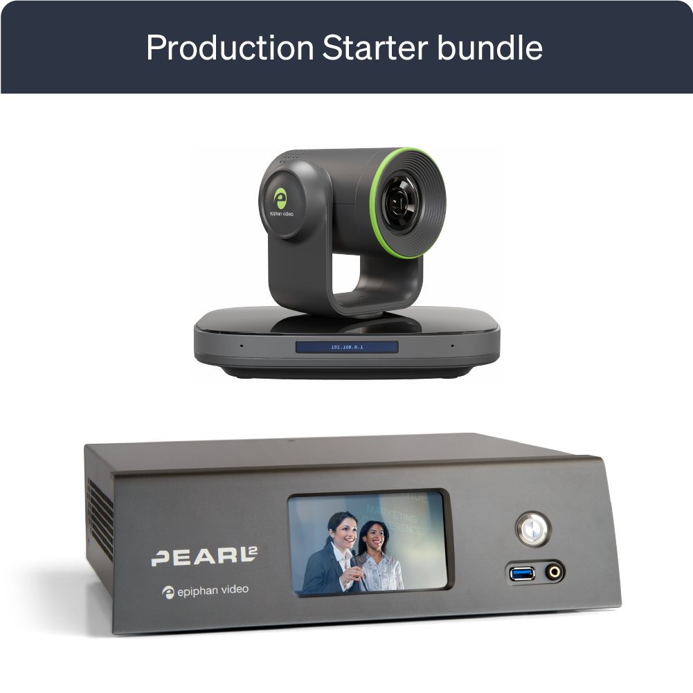 Epiphan Production Starter Bundle kit regia streaming