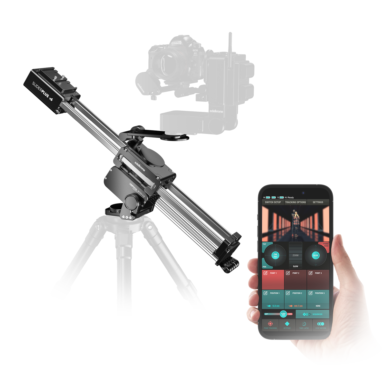 Edelkrone SliderPLUS v6 slider motorizzato doppia corsa