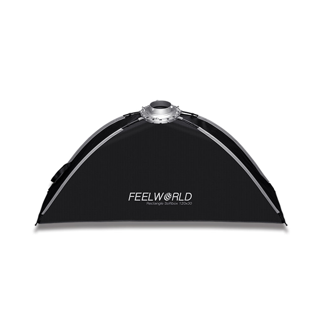 Feelworld FSR120 softbox 30x120 Bowens strip con griglia