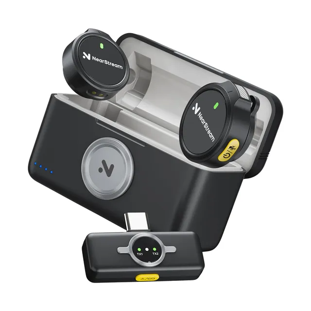 NearStream AWM25T lavalier wireless Type-C Lightning