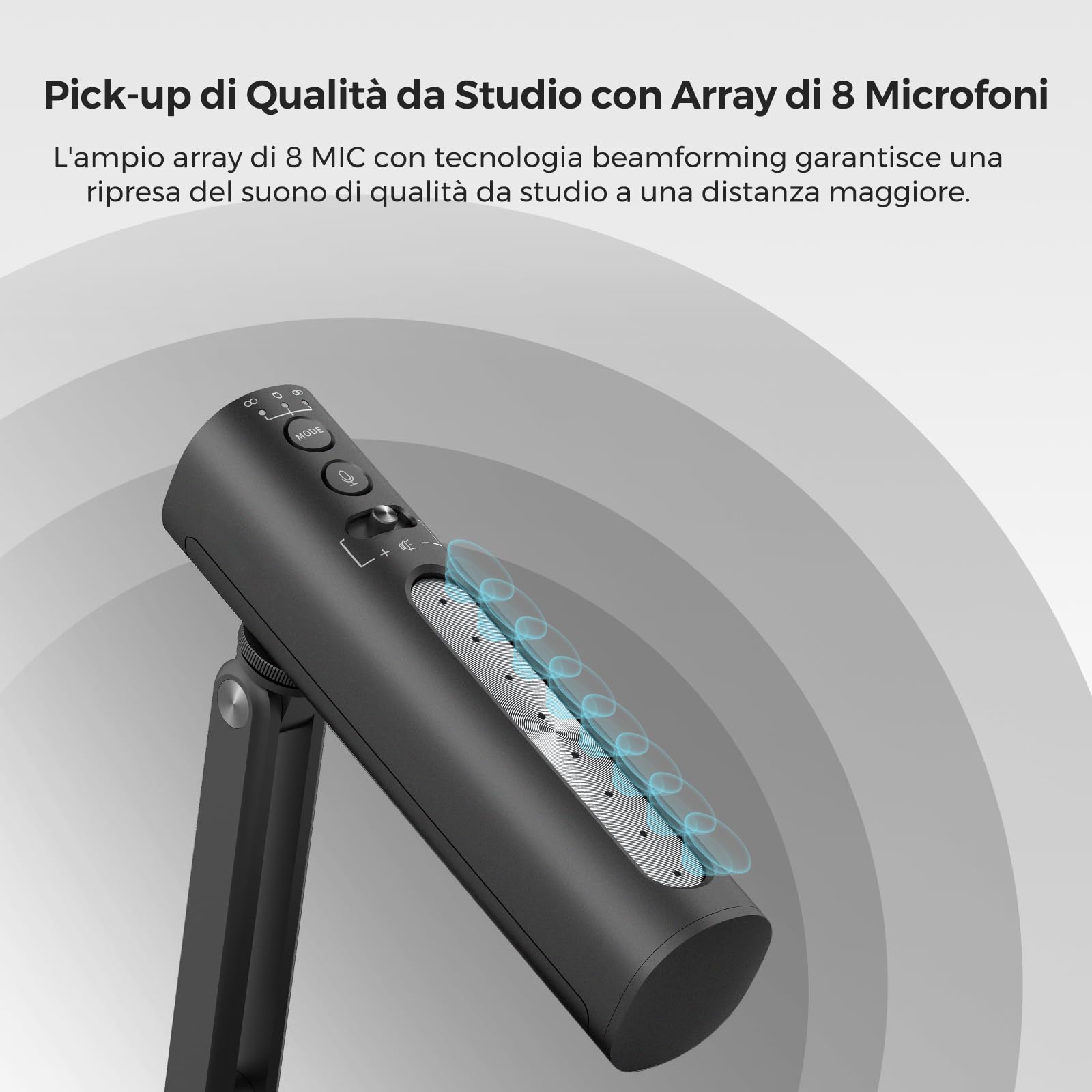 NearStream Microphone AM10U microfono condensatore USB 3 pattern