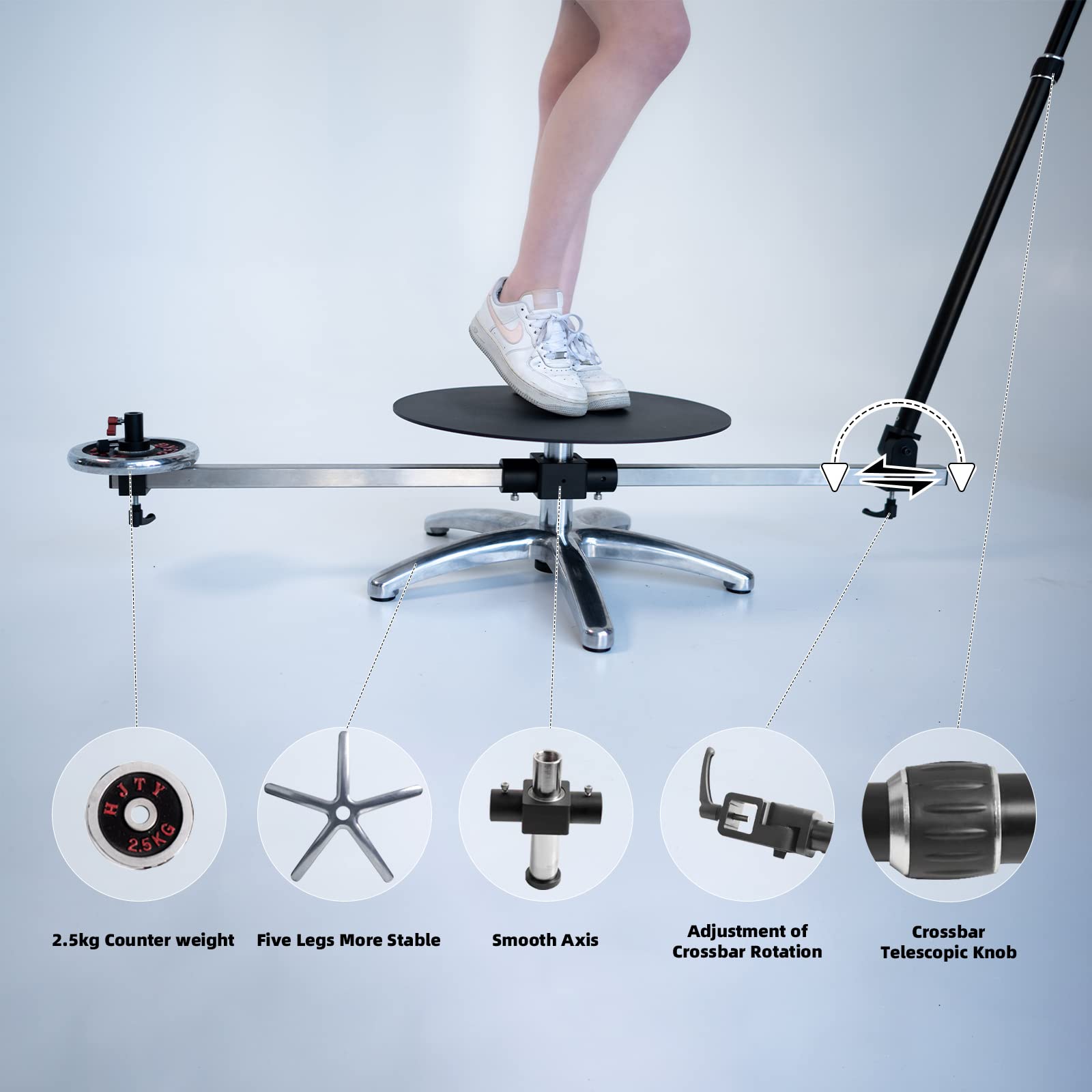 DigitalFoto V360 PRO piattaforma rotante 360 video 200kg